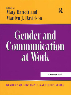 cover image of Gender and Communication at Work